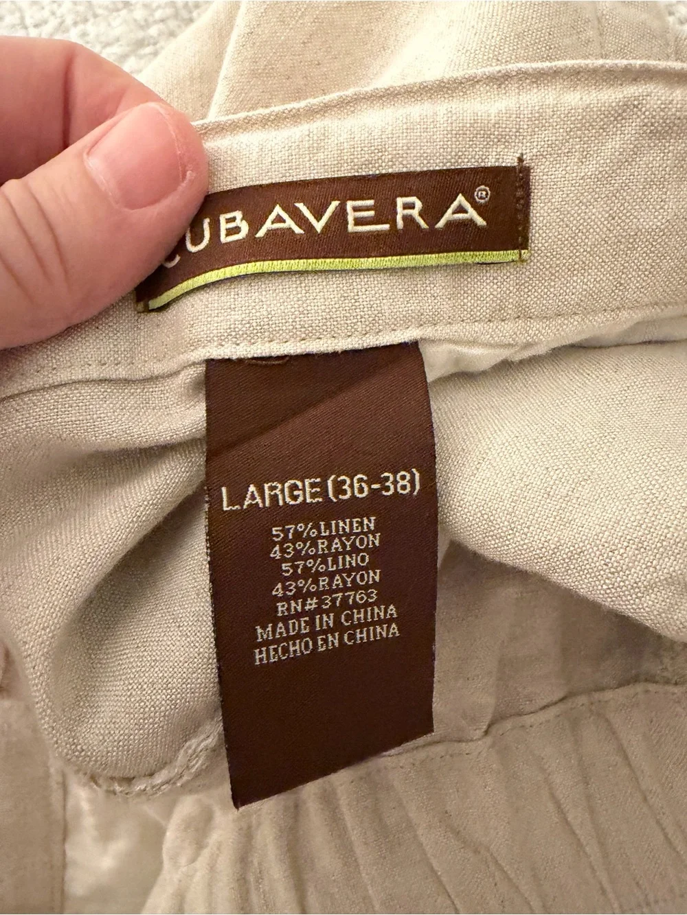 Cubavera men’s pants 36x38